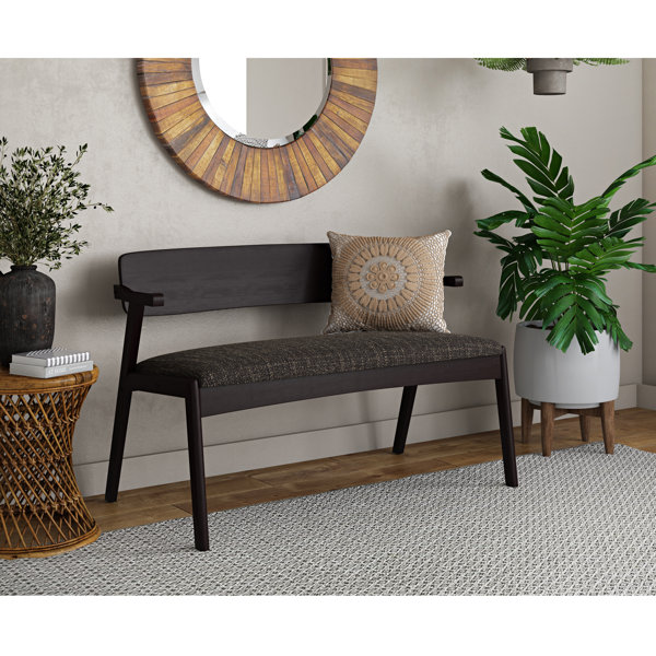 Mercury Row® Veronica Polyester Upholstered Bench & Reviews Wayfair